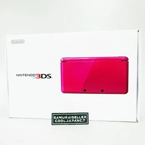 Nintendo 3DS Portable Video Game Console Gloss Pink Japan NEW - Picture 1 of 8
