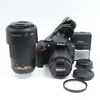 [Near Mint /6870 shot ] Nikon D5600 DSLR Camera with 18-55mm and 70-300mm Lens