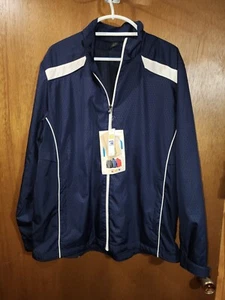 NWT~North End e.c.o. Windbreaker Water Resistant, Navy Zip-Up~Size L - Picture 1 of 14