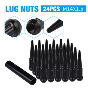 M14x1.5 Spike Lug Nuts Anti-Theft Kit Fit Land Rover Freelander 2 2006-2013 2014 - Picture 1 of 11