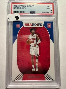 K44,350 - 2020-21 Hoops #237 Saddiq Bey RC PSA 9 MINT - Bild 1 von 1
