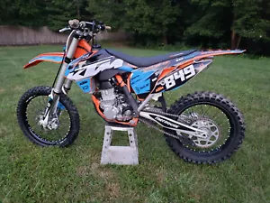 Racing Graphics Kit fits KTM 07-10 Sxf Sx125 150 200 250 300 450 Six Nights - Foto 1 di 4