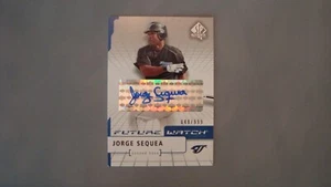 2004 SP Authentic Future Watch Jorge Sequea /999 Autograph Toronto Blue Jays - Picture 1 of 10