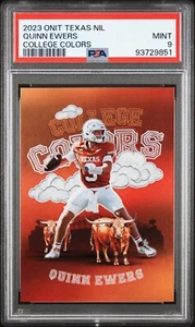 2023 ONIT Texas Longhorns College Colors - Quinn Ewers PSA 9 - Bild 1 von 3