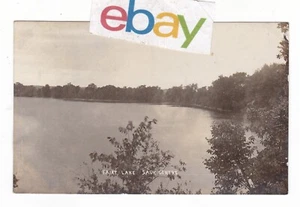 1910 RPPC SAUK CENTRE MINNESOTA FAIRY LAKE PANORAMIC POSTCARD MN GREY EAGLE PM - Picture 1 of 2