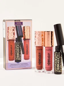 tarte Viral Maneater Must Haves Mascara & Blush Trio In Cinnamon & Berry New! - Picture 1 of 13