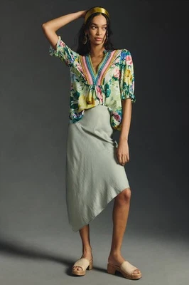 Bl-nk London Anthropologie Stephanie Floral Top in Secret Garden Size SMALL - Image 1 of 4