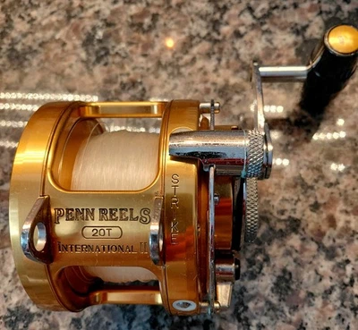 PENN International II 20T Casting /Big Game Trolling Fishing Reel J970611 - Image 1 of 4