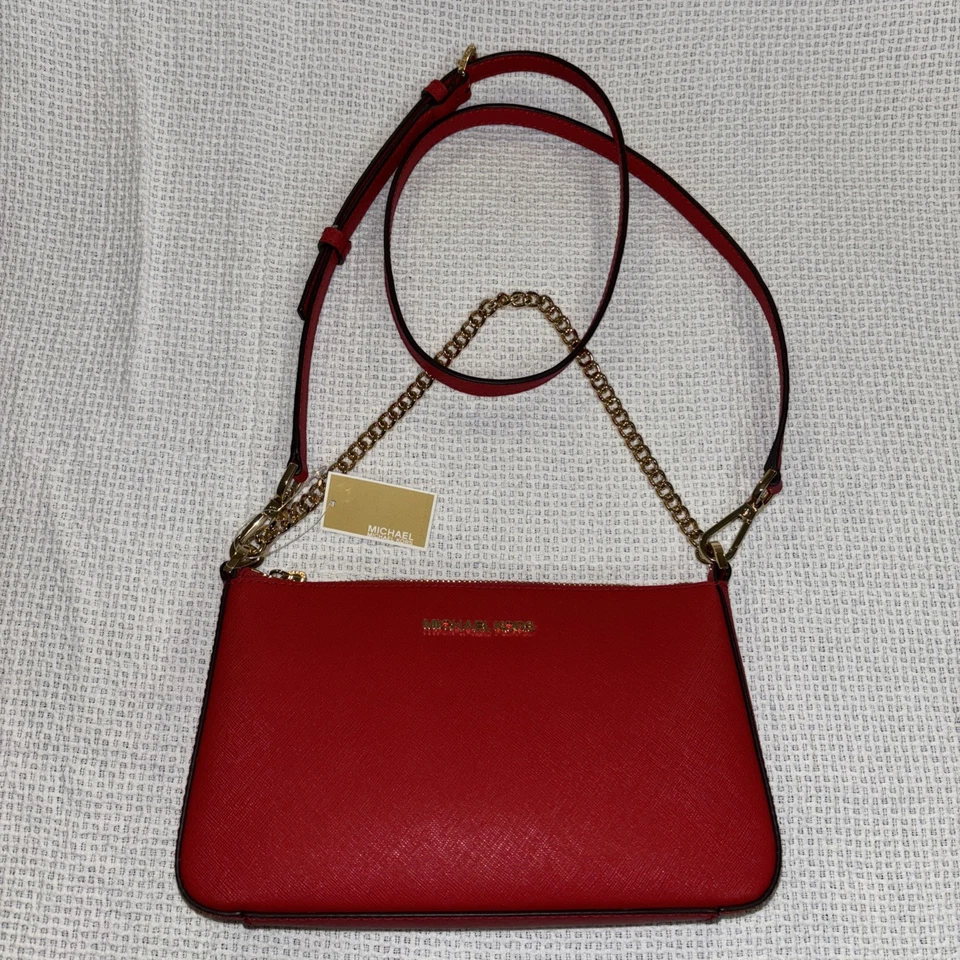 New Michael Kors Bright Red Crossbody Bag Giftable Boxed Item (bag only) - Image 1 of 4