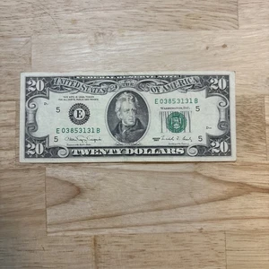 Old 20 Dollar Bill (1990) - Picture 1 of 2