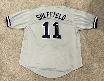 Gary Sheffield Autographed Custom New York Yankees Jersey JSA Authentic - Image 1 of 4
