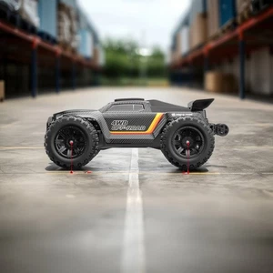Monster Truck radiocomandato MJX scala 1/12 nero 65 km/h, telecomando 2,4 g 120 m, brushless MotoYK - Foto 1 di 10