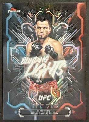 2025 Umar Nurmagomedov Topps Finest UFC Binding Lights SSP - Image 1 of 2