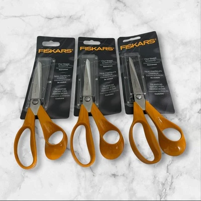 LOTE DE 3 Tijeras para Costurera Modista Fiskars 5437 8" ENVÍO NUEVO Foto 1 de 2