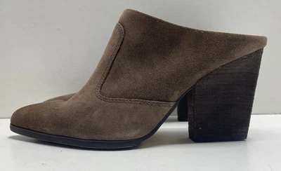 Donald Pliner Mujer Marrón Tacón Bloque Mula Talla 8.5M Foto 1 de 4