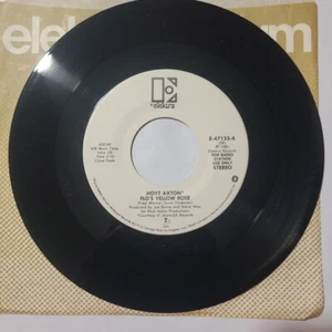 Hoyt Axton ~ Flo's Yellow Rose/ Lion In The Winter ~ Elektra Promo 45 RPM Record - Picture 1 of 4