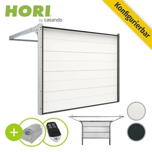 Sektionaltor Garagentor Sicke Anthrazit inkl. Motor + Handsender Rolltor Modern - Bild 1 von 15
