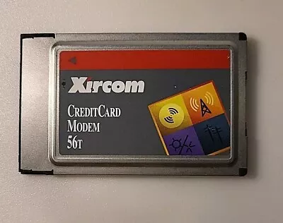 Xircom CreditCard PCMCIA 56k Modem PC Card CM56T - Image 1 of 4