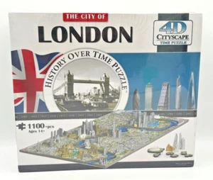 The City of London 4D CityScape History Over Time 1100+ Pcs Jigsaw Puzzle Sealed - Picture 1 of 15