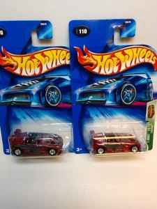 Hot Wheels 2004 Treasure Hunt Tantrum con jinetes reales - Lote de 2 - Imagen 1 de 8
