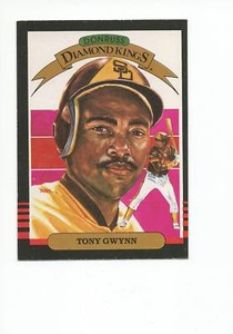 TONY GWYNN 1985 Donruss Diamond Kings Baseball card #25 San Diego Padres EX+