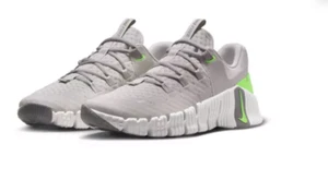 NIB Nike Free Metcon 5 Light Iron Ore/Green Strike Men's Training Shoe - Picture 1 of 5