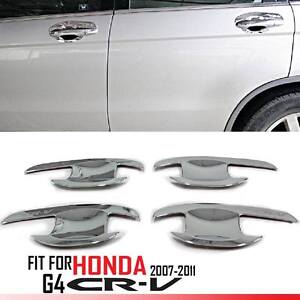 8 un Manija de la puerta exterior de plata guarnecido Cubierta de moldeo Apto Para Honda CRV 2017 BU