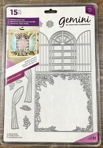 WISTERIA WINDOW di Gemelli Crea una Card fiori primaverili fioritura shadowbox francese - Foto 1 di 2