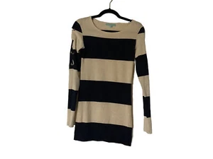melissa odabash Cotton Coverup New Size Small Navy Blue Stripe - Picture 1 of 4