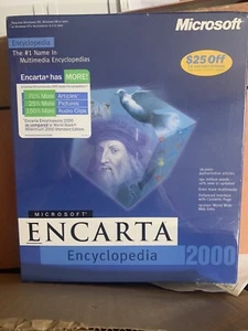 Microsoft Encarta Encyclopedia 2000-PC CD-ROM - Picture 1 of 2