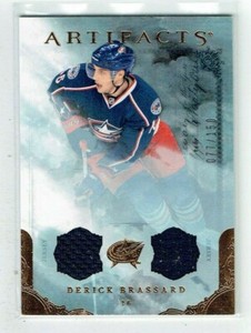10-11 UD Upper Deck Artifacts  Derick Brassard  /150  Dual Jerseys
