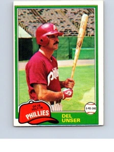 VINTAGE BASEBALL CARD O-PEE-CHEE 1981 PHILADELPHIA PHILLIES DEL UNSER NO384 - Picture 1 of 2