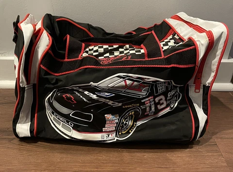 ADS Sports DALE EARNHARDT #3 DUFFEL Gym Carry BAG Goodwrench Racing NASCAR Cover