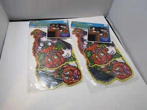2 NIB SEALED 17" Black Cat Ledge-Ends  Beistle Halloween Decoration - Picture 1 of 3
