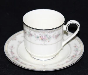 NORITAKE FINE CHINA CUP & SAUCER SHENANDOAH PATTERN 9729 - Picture 1 of 2