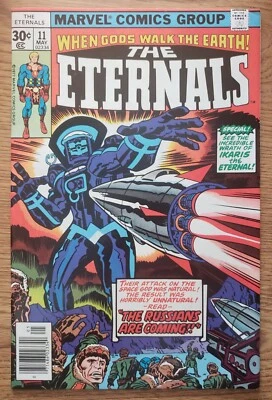 Eternals #11 Vol #1 VF 8.5 "The Russians Are Coming!" published in 1977 - Image 1 of 4