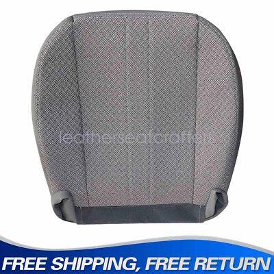 Cubierta de asiento de tela gris inferior del conductor para camioneta Chevy Express GMC Savana 2003-2014 Foto 1 de 4