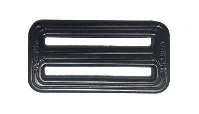 AustriAlpin 45mm / 1 3/4" - 2 Slot Buckle / Triglide - Schwarz ( FC41B-K ) METALL