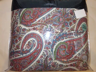 Ralph Lauren Norwich Road Paisley 3P full queen comforter shams Set - Image 1 of 4