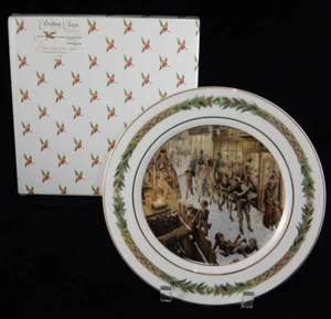 Department 56 Christmas Classic Collector Plate ~ No. II Down a Slide ... - Picture 1 of 8