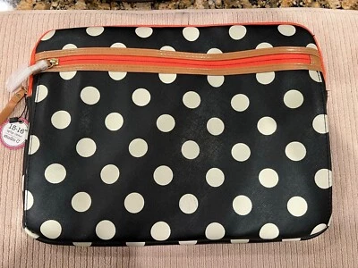 Nuevo Nuevo Nuevo con Etiquetas Estuche para Laptop Studio C Macbook Pro Air hasta 16" Coral con Lunares Foto 1 de 4