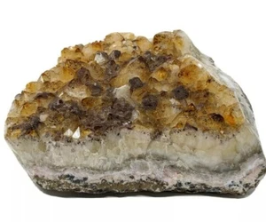 Natural Citrine, Druzy Quartz Specimen 4,530g 10 lbs Golden Yellow Crystals  - Picture 1 of 12