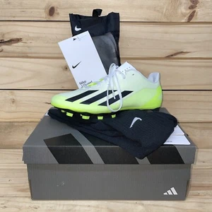 Adidas X Crazyfast.4 Fxg HQ4535 White/green Soccer Cleats Men’s 7 Women’s 8 NIB+ - Picture 1 of 14