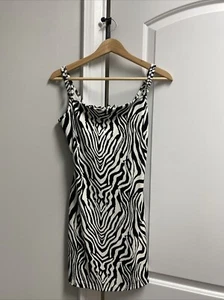 Minikleid Damen Zebramuster - Bild 1 von 6