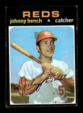 1971 Topps Baseball #250 Johnny Bench HOF  Cincinnati Reds