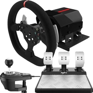 PXN V10 Gaming Lenkrad Rennlenkrad mit Pedalen und Schalthebel für PC PS4 Xbox - Bild 1 von 13