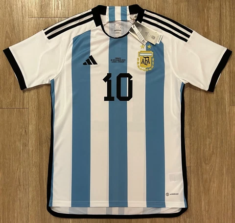2022 World Cup Final Adidas Argentina Messi Jersey M shirt France psg kit BNWT Cover