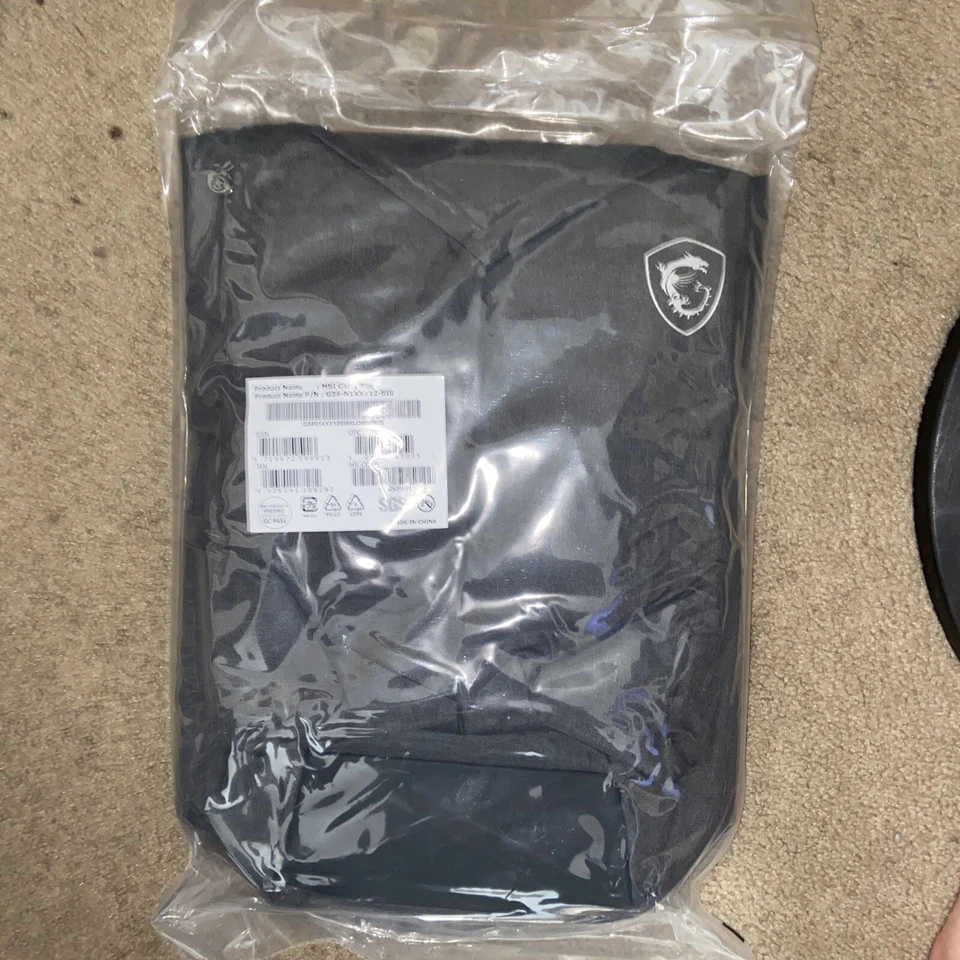 Nueva Mochila Sellada para Juegos MSI Air Bolsa de Transporte Gris Hasta 15.6" Portátiles Confiable Foto 1 de 1
