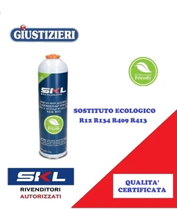GAS ECOLOGICO SOSTITUTO DI FREON R12 R134 R406 R409 R413 PER FRIGORIFERO 370g - Foto 1 di 1