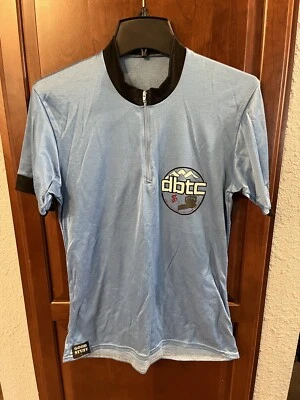Good stuff  Sportswear Vintage Cycling Jersey Colorado Front Range DBTC Blue Med - Image 1 of 4